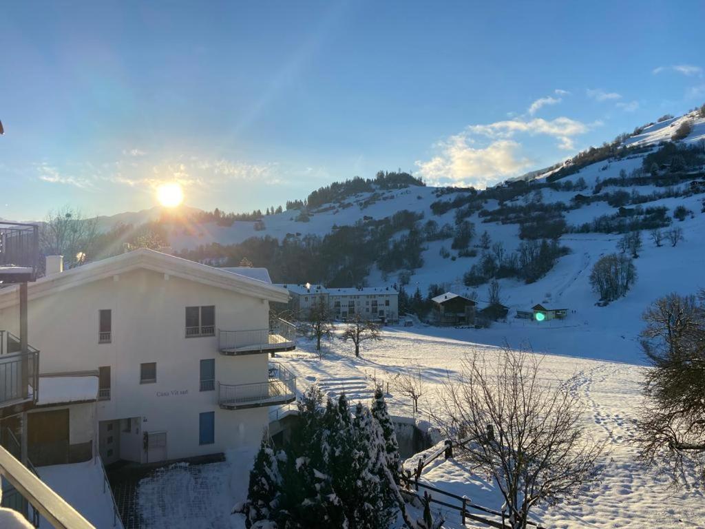 Dachwohnung In Der Mitte Von Laax-Dorf Экстерьер фото